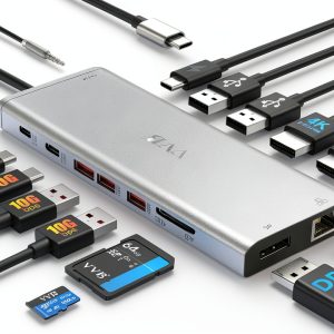 USB C Docking Station VVB 14 Port Dual HDMI-0