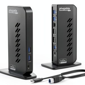 Plugable USB-C Dock Dual 4K HDMI Port Station-0