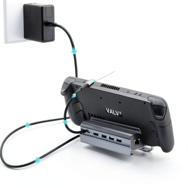 B3 Stream Deck Dock 4K HDMI 2.0 Laptop Docking Station-4