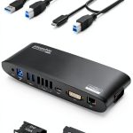 Plugable Universal Laptop Docking Station Black-0