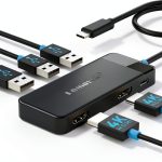 Lemorele 6 in 1 USB C Docking Station for Laptops-0