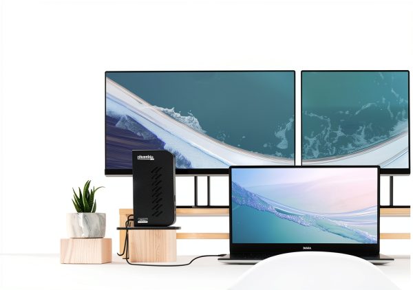 Plugable USB-C Dock Dual 4K HDMI Port Station-1