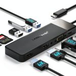 USB C Docking Station Lemorele 10-in-1 Dual HDMI-0