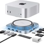iVANKY 13-in-1 Dock for Mac Mini M4 Silver-0