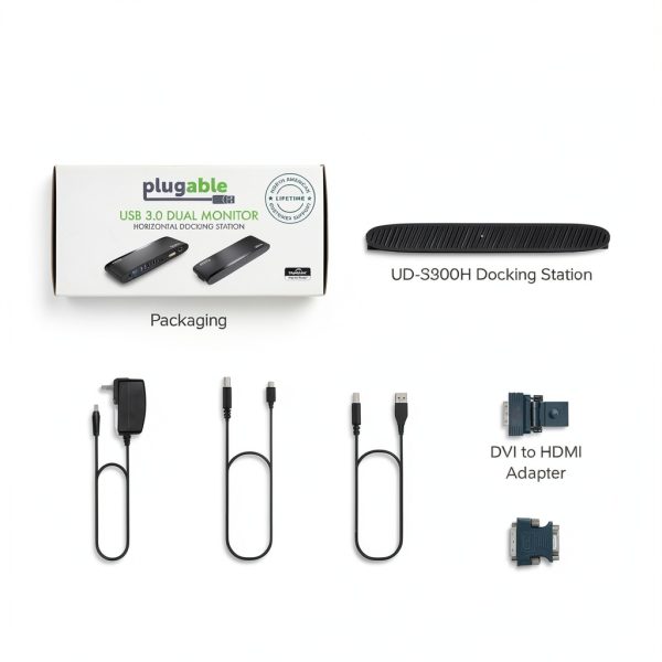Plugable Universal Laptop Docking Station Black-5