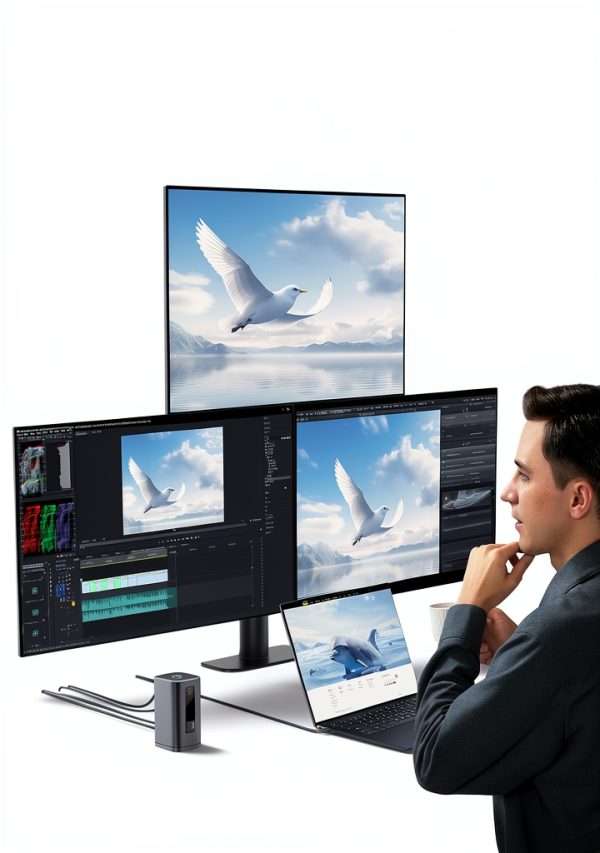 Baseus Triple Monitor Laptop Docking Station for Windows-2