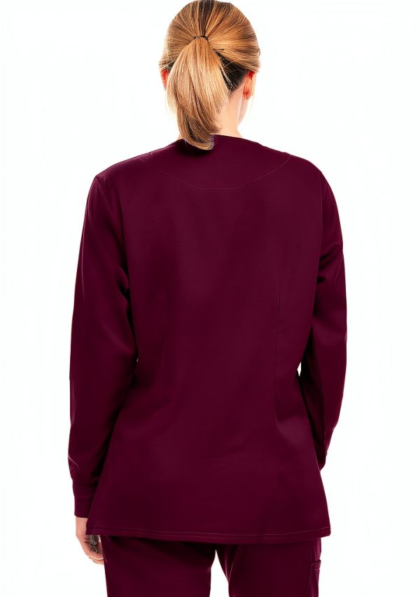 MediChic Women's Scrub Jacket Warm Up Nurse Uniform Over 10 Colors-1